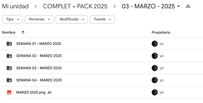 MARZO 2025 UPDATE