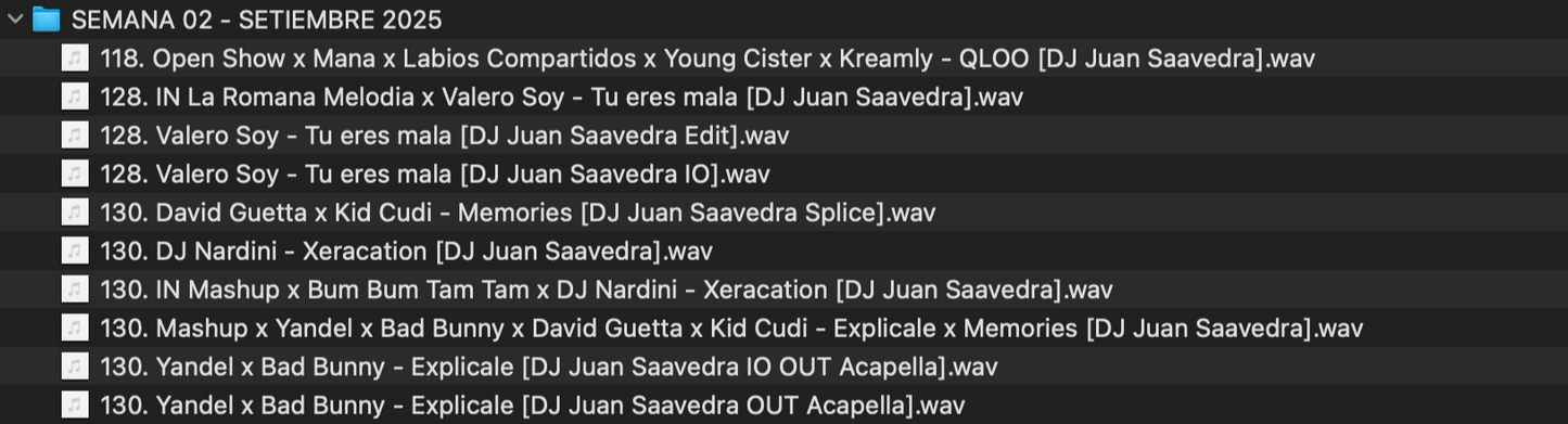 SETIEMBRE 2025 UPDATE