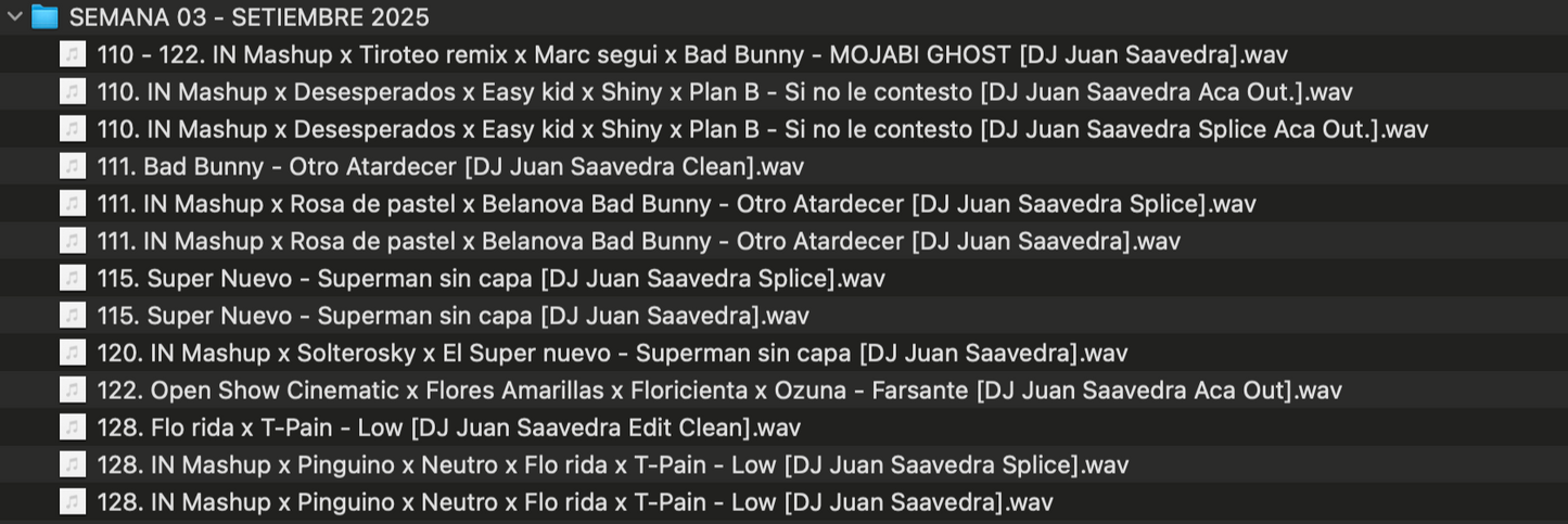 SETIEMBRE 2025 UPDATE