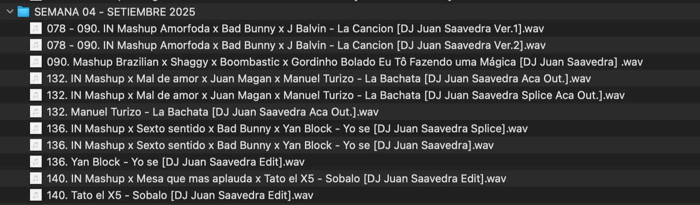 SETIEMBRE 2025 UPDATE