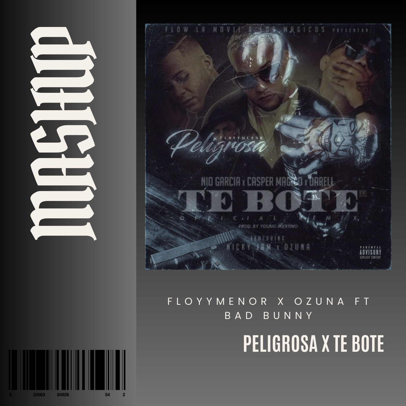 100. Mashup x FloyyMenor x Ozuna x Peligrosa x Te Bote [DJ Juan Saavedra]