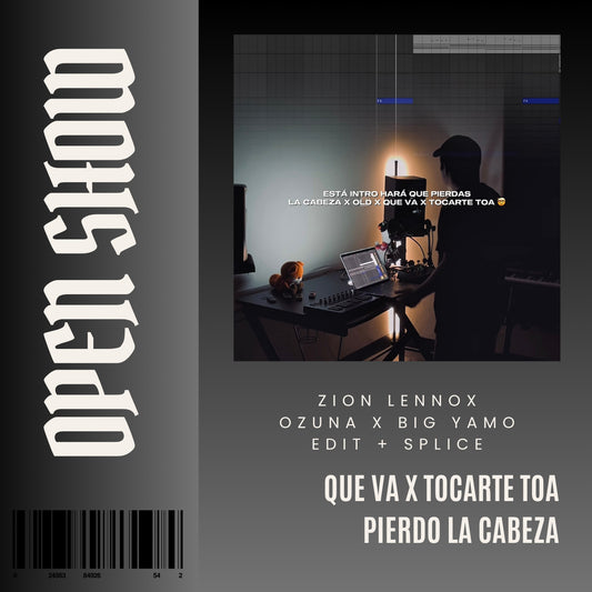 093. Open Show Piano x Sensacion del bloque x Que va x Tocarte toa x Zion y Lennox - Pierdo la cabeza [DJ Juan Saavedra Out Aca.]